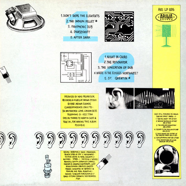 Mad Professor : Dub Me Crazy Volume 8: Experiments Of The Aural Kind (LP, Album)