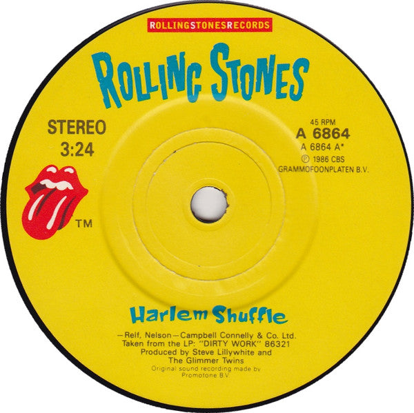 The Rolling Stones : Harlem Shuffle (7", Single)