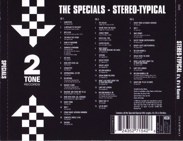 The Specials : Stereo-Typical (A's, B's & Rarities) (3xCD, Comp)