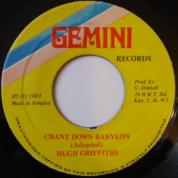 Hugh Griffiths (3) : Chant Down Babylon (7")