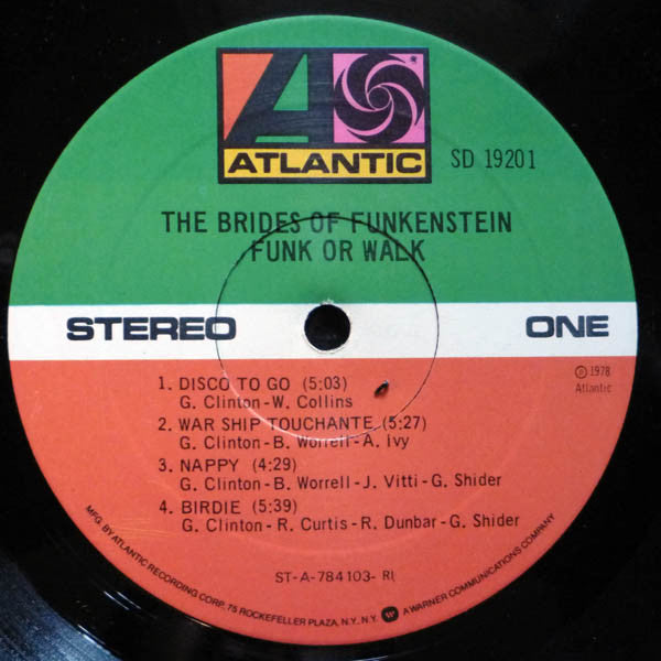 The Brides Of Funkenstein* : Funk Or Walk (LP, Album, PRC)