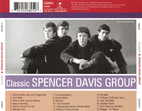 The Spencer Davis Group : Classic (CD, Comp, RE, RM)