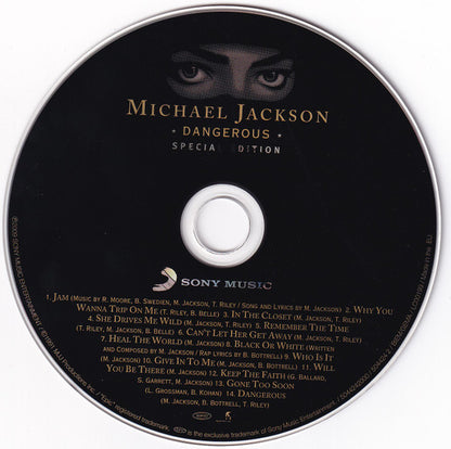 Michael Jackson : Dangerous (CD, Album, RE, RM, S/Edition)