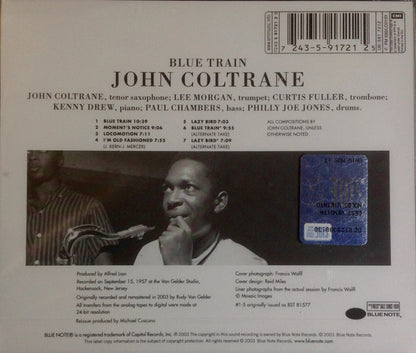 John Coltrane : Blue Train (CD, Album, RE, RM)