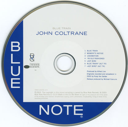 John Coltrane : Blue Train (CD, Album, RE, RM)