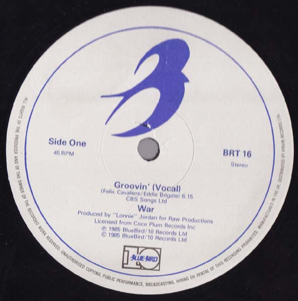 War : Groovin' (12", Single)