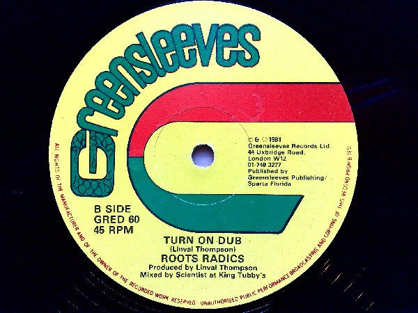 Johnny Osbourne & Papa Tullo / The Roots Radics : Trying To Turn Me On / Turn On Dub (12")