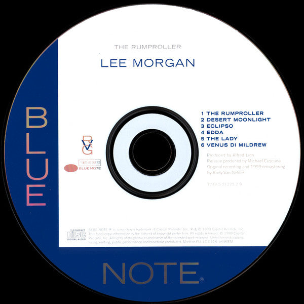 Lee Morgan : The Rumproller (CD, Album, RE, RM)