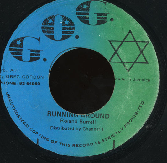 Roland Burrell : Running Around (7", Single)