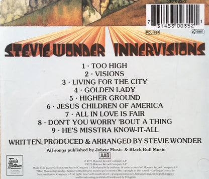 Stevie Wonder : Innervisions (CD, Album, RE)