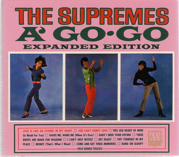 The Supremes : A' Go•Go (Expanded Edition) (2xCD, Album, Comp, Mono, RE, RM, Dig)