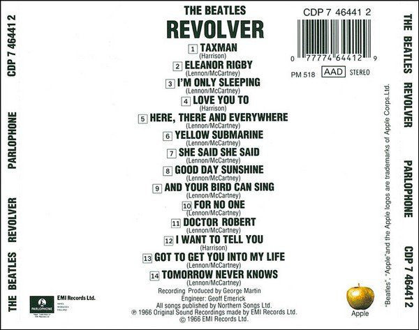 The Beatles : Revolver (CD, Album, RE)