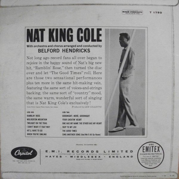 Nat King Cole : Ramblin' Rose (LP, Album)