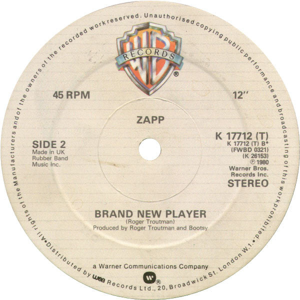 Zapp : More Bounce To The Ounce (12")