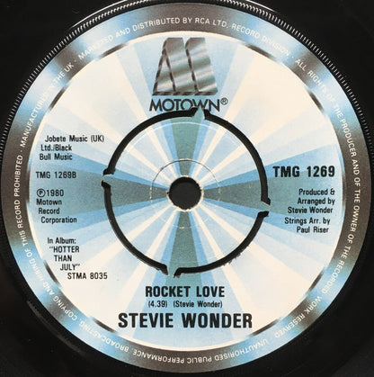 Stevie Wonder : Do I Do (7")