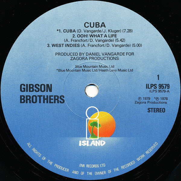 Gibson Brothers : Cuba (LP, Album)