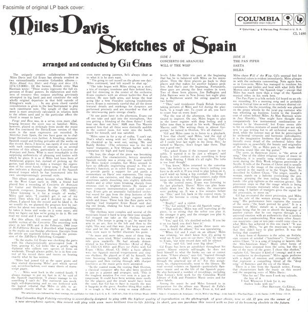 Miles Davis : Sketches Of Spain (CD, Album, RE, RM)