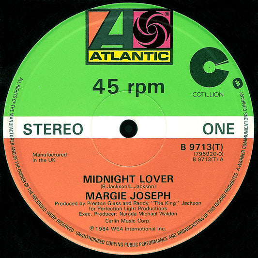 Margie Joseph : Midnight Lover (12")