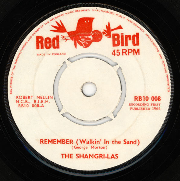 The Shangri-Las : Remember (Walkin' In The Sand) (7", Single, 4-P)