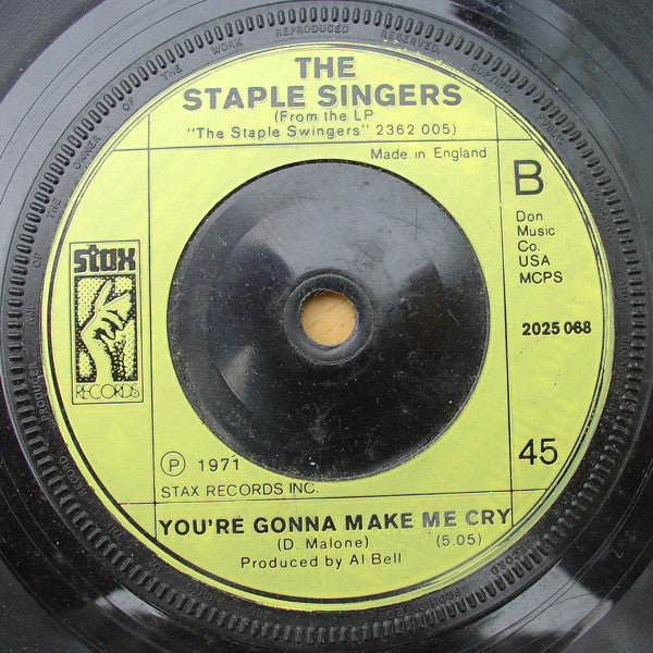 The Staple Singers : Respect Yourself (7")