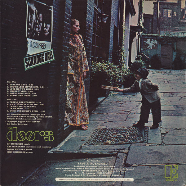 The Doors : Strange Days (LP, Album, Mono)