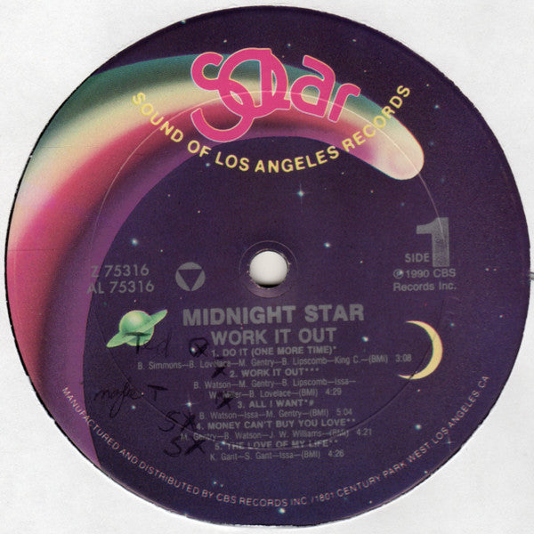 Midnight Star : Work It Out (LP, Album)