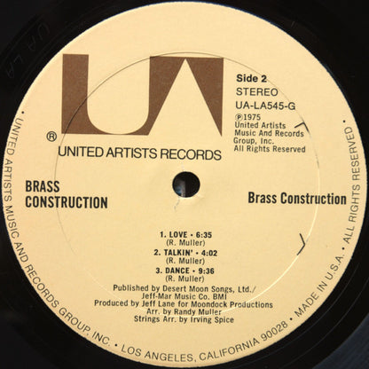 Brass Construction : Brass Construction (LP, Album, Res)