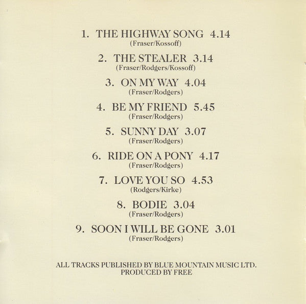 Free : Highway (CD, Album, RE, RP)