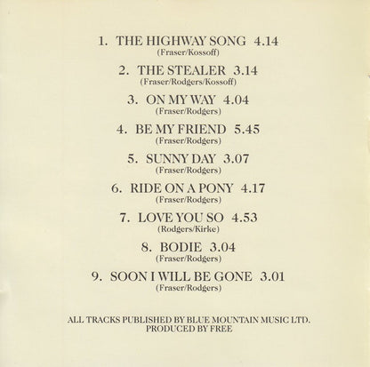 Free : Highway (CD, Album, RE, RP)