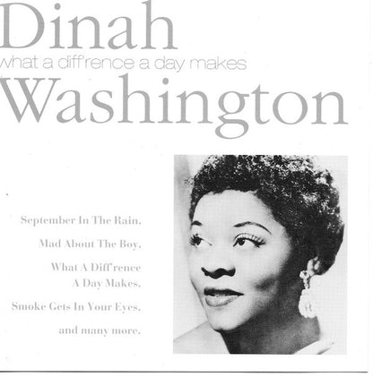 Dinah Washington : What A Diff'rence A Day Makes (CD, Comp)