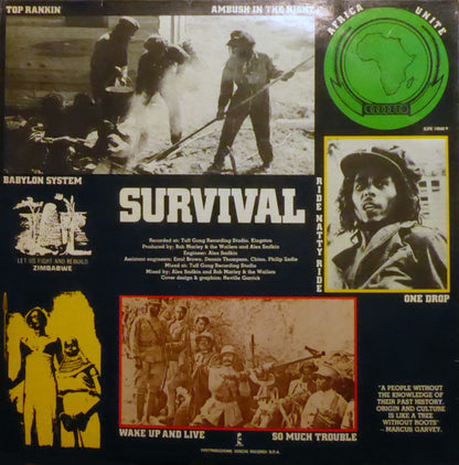 Bob Marley & The Wailers : Survival (LP, Album)