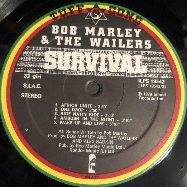 Bob Marley & The Wailers : Survival (LP, Album)