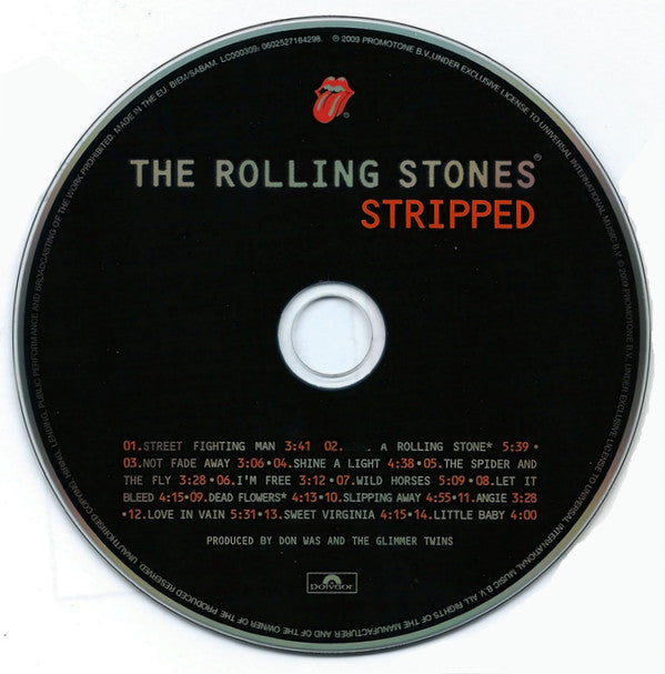 The Rolling Stones : Stripped (CD, Album, RM)