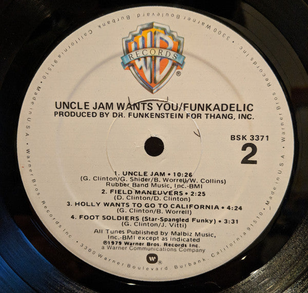 Funkadelic : Uncle Jam Wants You (LP, Album, Spe)