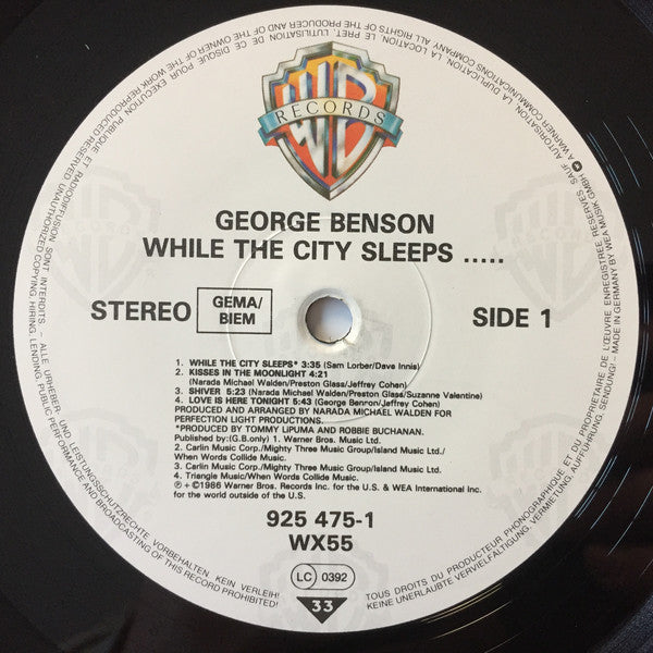 George Benson : While The City Sleeps... (LP, Album)