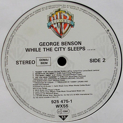 George Benson : While The City Sleeps... (LP, Album)