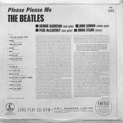 The Beatles : Please Please Me (LP, Album, Mono, RP, 5th)