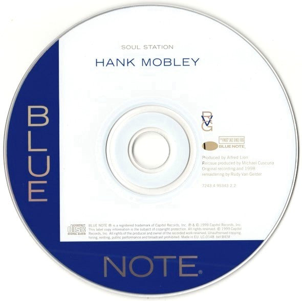 Hank Mobley : Soul Station (CD, Album, RE, RM)