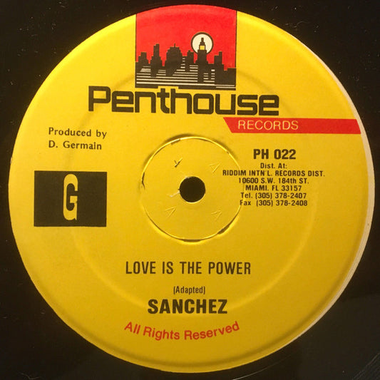 Sanchez : Love Is The Power (12")