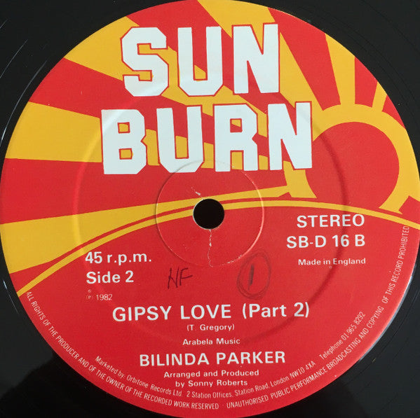 Belinda Parker : Gipsy Love (12")