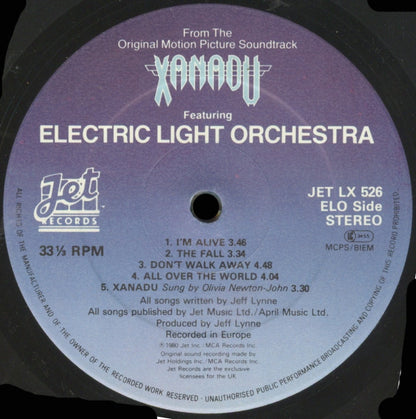 Electric Light Orchestra / Olivia Newton-John : Xanadu (From The Original Motion Picture Soundtrack) (LP, Album, Gat)