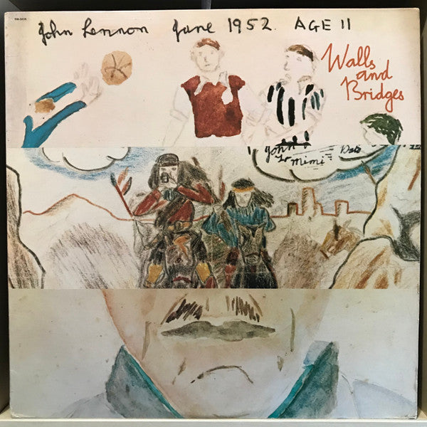 John Lennon : Walls And Bridges (LP, Album, RE, Win)