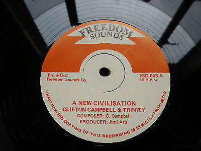 Clifton Campbell & Trinity (4) : A New Civilisation (12")