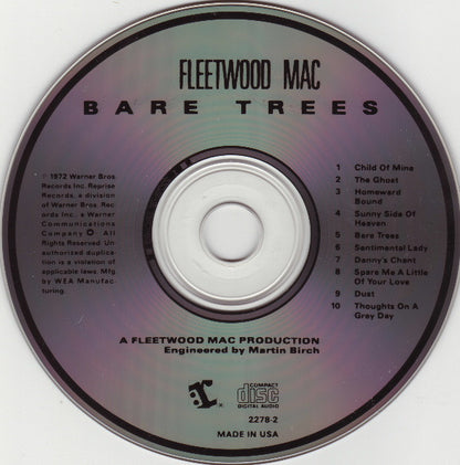 Fleetwood Mac : Bare Trees (CD, Album, RE, RM)