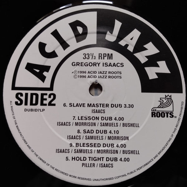 Gregory Isaacs : Gregory In Dub (LP)