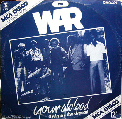 War : Youngblood (Livin' In The Streets) (12", Ltd)