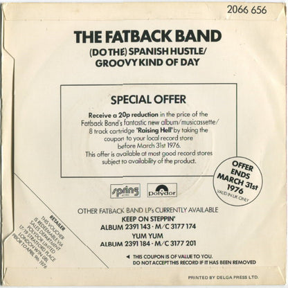 The Fatback Band : (Do The) Spanish Hustle (7", Single)