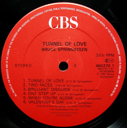 Bruce Springsteen : Tunnel Of Love (LP, Album)