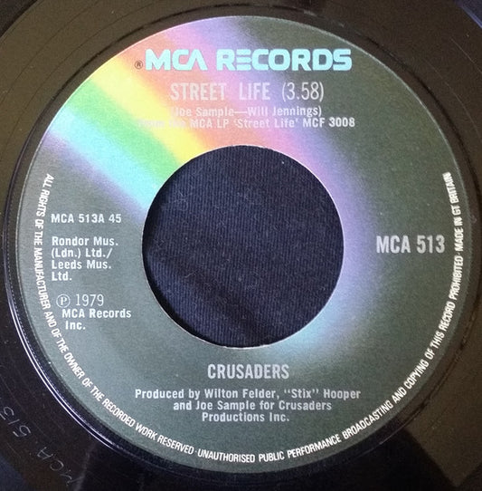 The Crusaders : Street Life (7", Single)