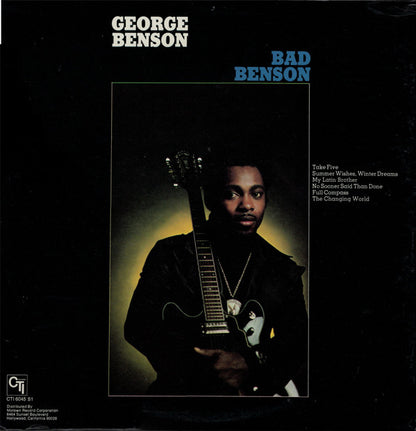 George Benson : Bad Benson (LP, Album, Gat)